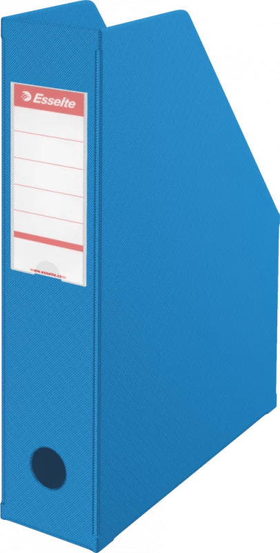   Pojemnik kartonowy na dokumenty Esselte Vivida, składany , A4, 70mm, do 700 kartek niebieski Pojemnik kartonowy na dokumenty Esselte Vivida